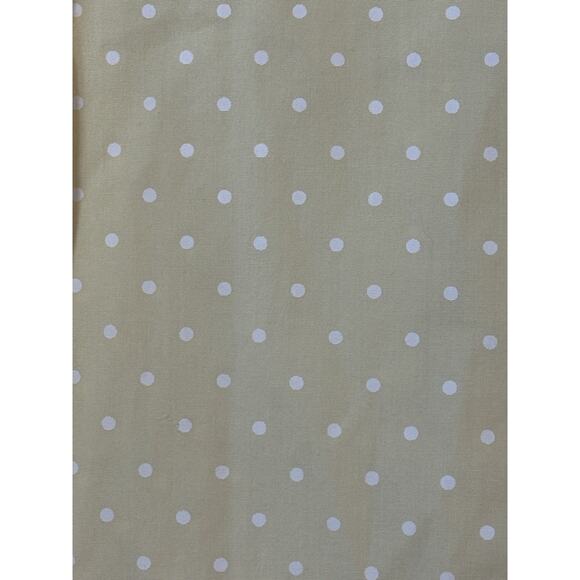 Basic Editions Plus Size 4X Yellow Polka Dot Button Down Shirt Short Sleeve - Picture 3 of 8